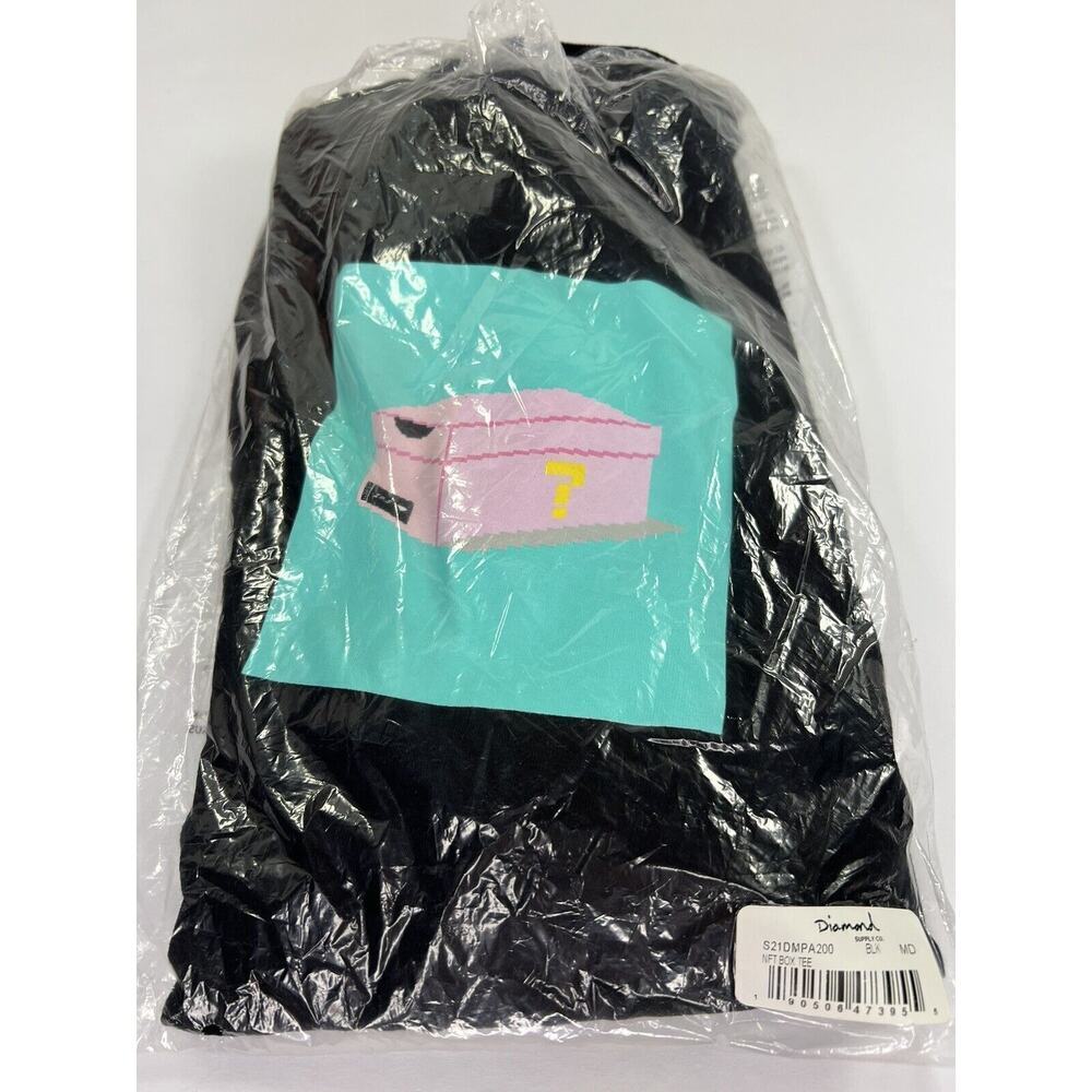 Diamond Crypto Dunk Black Shirt‎ Exclusive To DCD Holders RARE NFT Size M